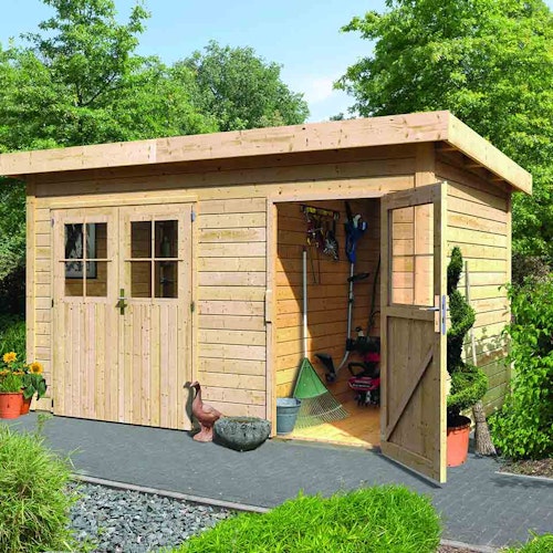 Karibu Woodfeeling Gartenhaus Tintrup - 28 mm