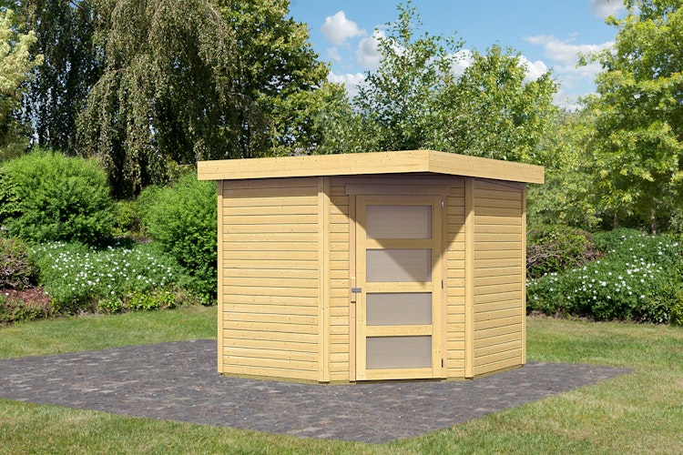 Karibu Woodfeeling Gartenhaus Schwandorf 3/5 - 19 mm
