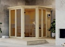 Vorschaubild Karibu Sauna Airi Superior mit Eckeinstieg 68 mm