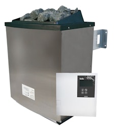 Karibu 4,5 kW Saunaofen finnisch anthrazit inkl. Steuergerät Classic - Sparset