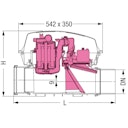 KESSEL 24100 - Rückstaupumpanlage Pumpfix F Komfort DN 100 für freiliegenden Einbau