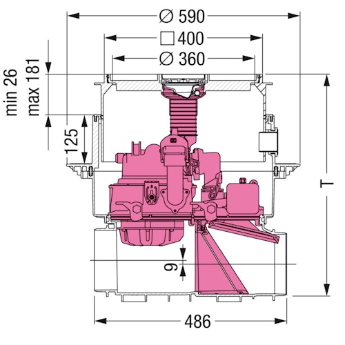 KESSEL 24000S - Rückstaupumpanlage Pumpfix F Komfort - Modulset