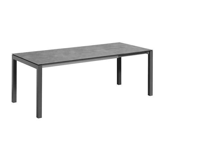 Kettler HPL-Ausziehtisch CUBIC, Aluminium / HPL Anthrazit