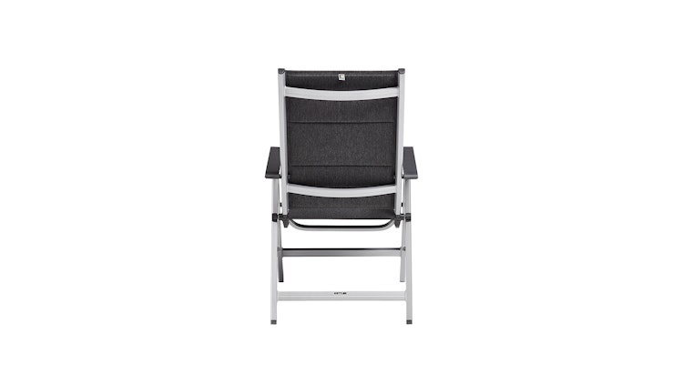 Kettler Multipositionssessel BASIC PLUS PADDED, Aluminium Silber / Outdoorgewebe Anthrazit