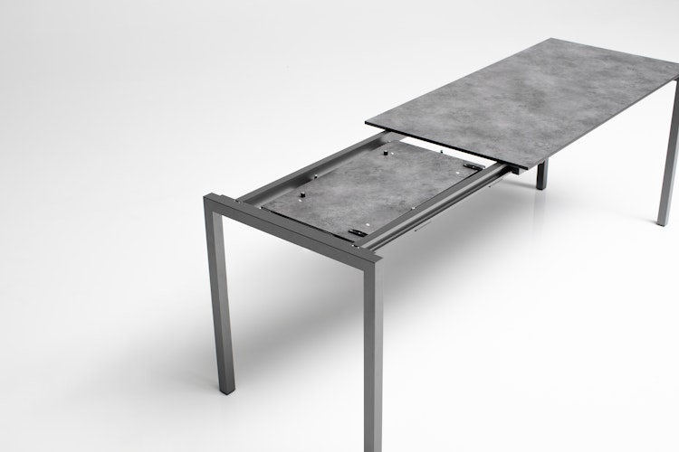 Kettler HPL-Ausziehtisch CUBIC, Aluminium / HPL Anthrazit