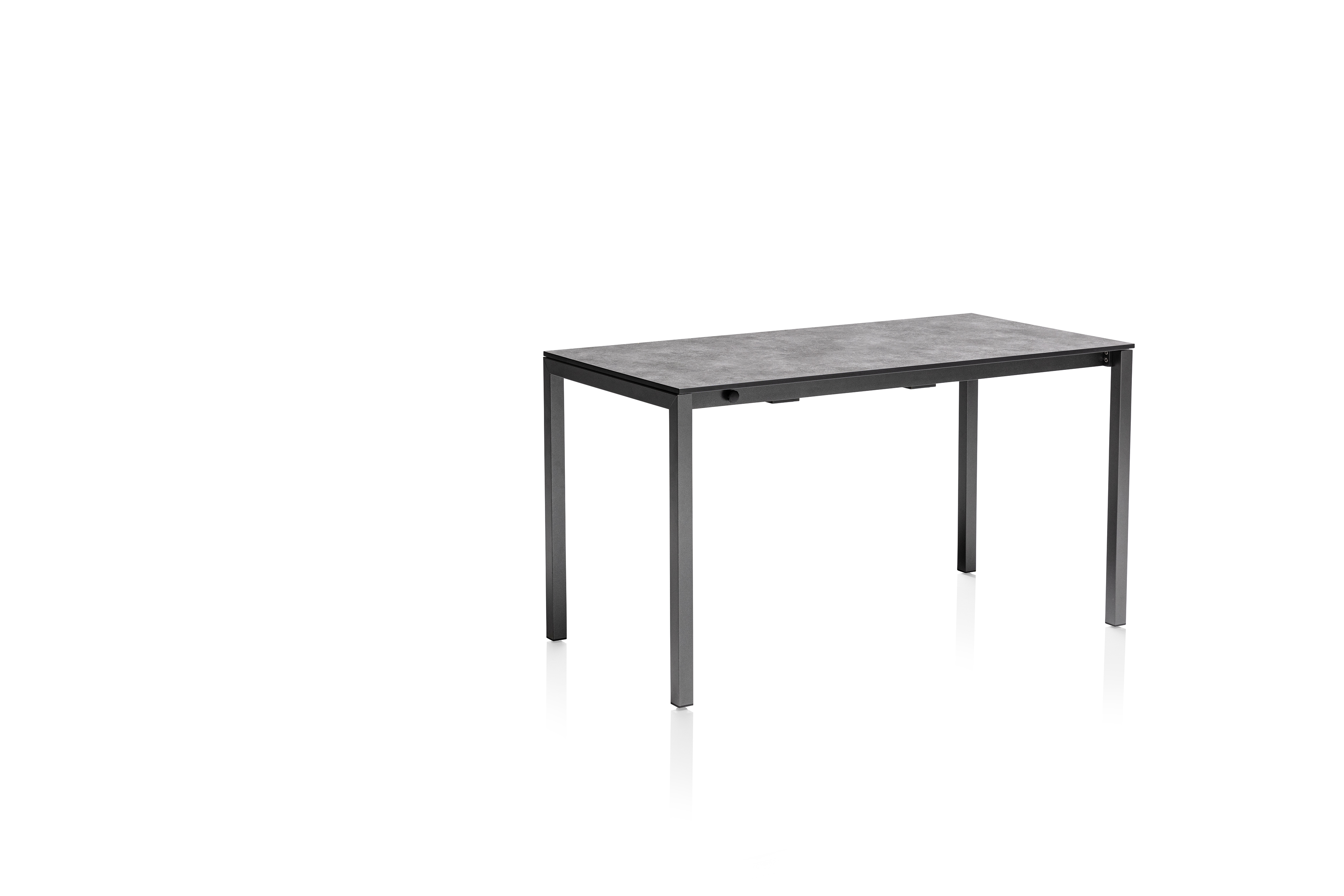 Kettler HPL-Ausziehtisch CUBIC, Aluminium HPL Anthrazit