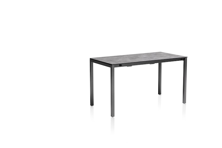 Kettler HPL-Ausziehtisch CUBIC, Aluminium / HPL Anthrazit