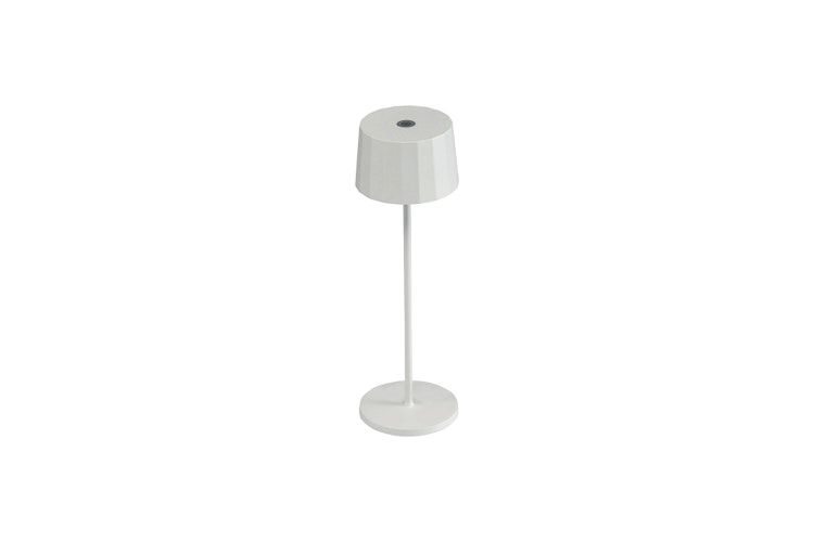 Kettler LED Tischleuchte RIBBED Ø 11 cm, Höhe 35 cm, Aluminium / Polycarbonat - Sonderaktion