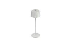 Kettler LED Tischleuchte RIBBED Ø 11 cm, Höhe 35 cm, Aluminium / Polycarbonat