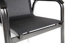 Kettler Stapelsessel BASIC+ PREMIUM, Aluminium Anthrazit / Outdoorgewebe Lakritz