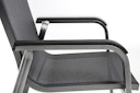 Kettler Stapelsessel BASIC+ PREMIUM, Aluminium Anthrazit / Outdoorgewebe Lakritz