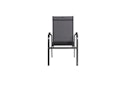 Kettler Stapelsessel BASIC+ PREMIUM, Aluminium Anthrazit / Outdoorgewebe Lakritz