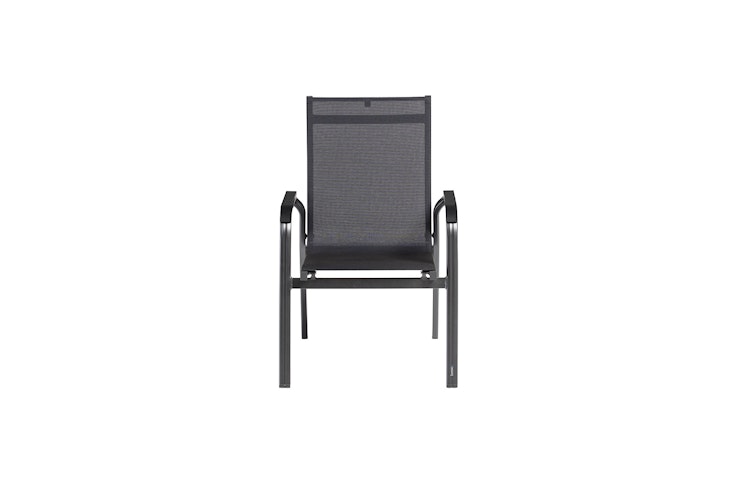 Kettler Stapelsessel BASIC+ PREMIUM, Aluminium Anthrazit / Outdoorgewebe Lakritz