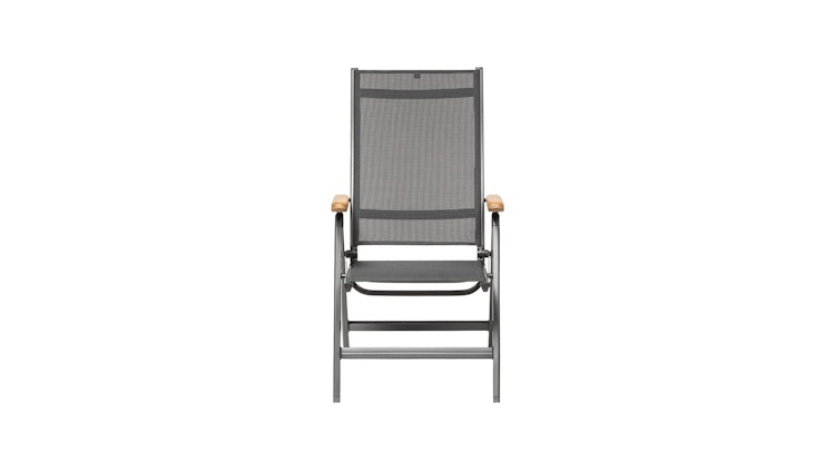 Kettler Multipositionssessel GRANADA, Aluminium Anthrazit / Outdoorgewebe Anthrazit