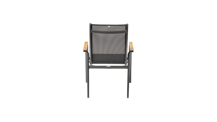 Kettler Stapelsessel GRANADA, Aluminium Anthrazit / Outdoorgewebe Anthrazit