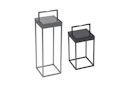 Kettler Solar Laterne SQUARED, Aluminium / Polycarbonat
