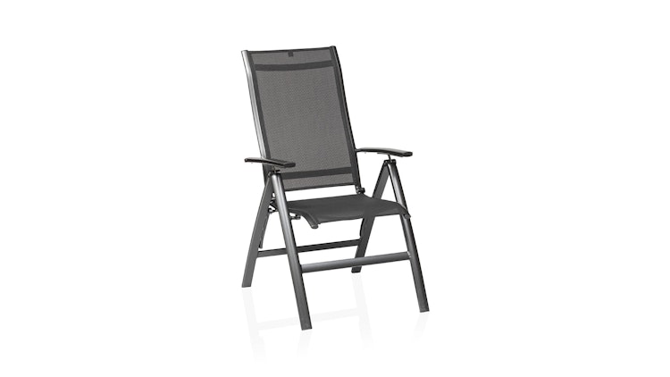 Kettler Multipositionssessel LEGATO CURVE Silver-Line, Aluminium Anthrazit / Outdoorgewebe Anthrazit
