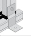 KGT Befestigungswinkelset - gekröpft (V15) zur Befestigung auf bauseitigem Fundament (10 Winkel)Bild