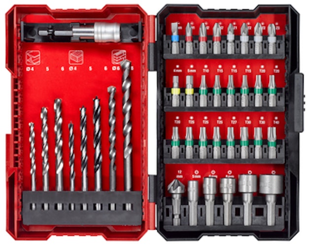 Einhell Werkzeug-Zubehör Bit-Bohrerbox 39tlg. L-Box 49108956