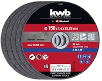 Einhell Winkelschleifer-Zubehör 5 Trennscheiben dünn 150x1,4 49711946 Einhell Winkelschleifer-Zubehör 5 Trennscheiben dünn 150x1,4 49711946Zubehörbild