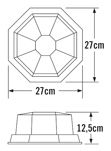 Konstsmide Wand-u. Deckenleuchte, matt schwarz, opales Glas (7091-750) Bild