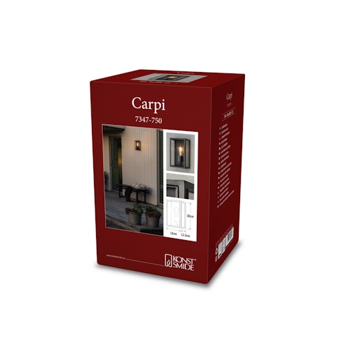 Konstsmide Wandleuchte Carpi mittel, versch. Farben