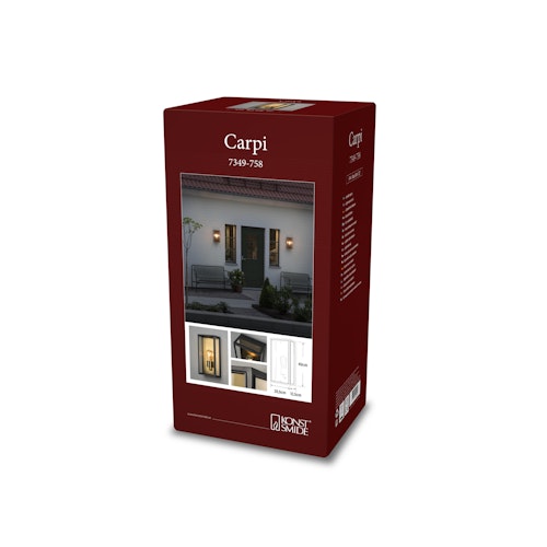 Konstsmide Wandleuchte Carpi gross, versch. Farben