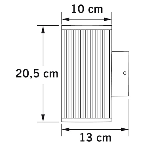 Konstsmide Strahler Siracusa, grau (7514-300)