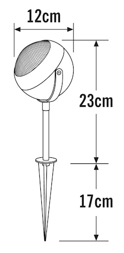 Konstsmide LED-Erdspiessleuchte Lecce, 1x High Power LED (7529-750)