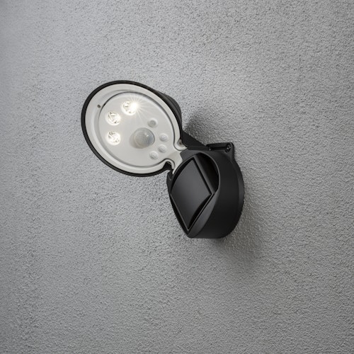 Konstsmide Wandleuchte Prato, schwarz, HighPowerLED 1,5W (7695-750)