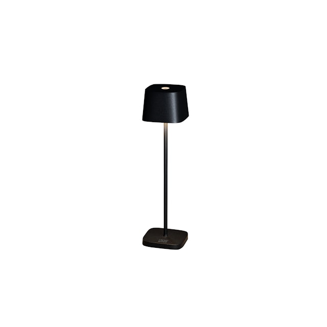 Konstsmide Capri-Mini | 2700/3000K, KÖMPF24 USB-Tischleuchte dimmbar, schwarz, eckig