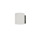 Konstsmide Wandleuchte Foggia, HighPowerLED 10W, anthrazit/opal Glas (7859-372)