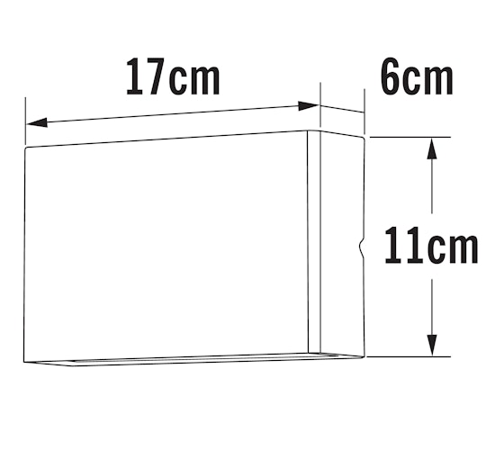 Konstsmide Wandleuchte Chieri, 2x4 LED, Aluminium, anthrazit (7865-370)