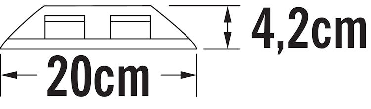 Konstsmide Bodeneinbaustrahler, anthrazit, 4-Wege (7878-370) Bild