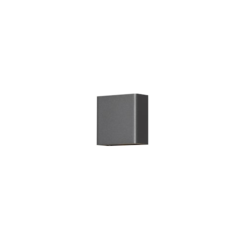 Konstsmide Wandleuchte Chieri, 2x2 LED, Aluminium, anthrazit (7891-370)