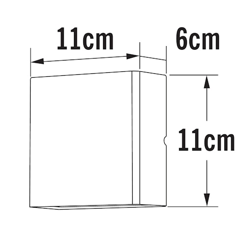 Konstsmide Wandleuchte Chieri, 2x2 LED, weiss, IP54 (7891-250)