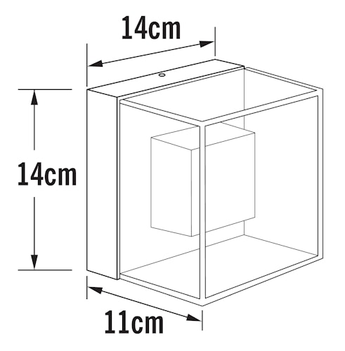 Konstsmide Wandleuchte Sanremo klein, HighPowerLED 6x1W (7924-310)