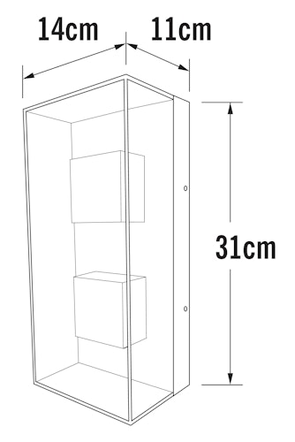 Konstsmide Wandleuchte Sanremo, HighPowerLED (7936-310) Bild