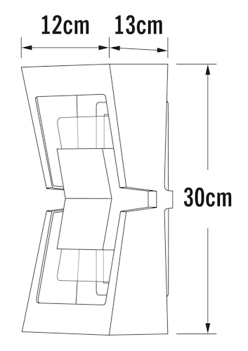 Konstsmide Wandleuchte Potenza, weiss, HighPowerLED (7971-250)