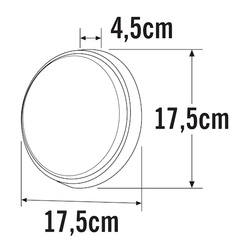 Konstsmide Wandleuchte Cesena, weiss, LED 10W (7974-250)