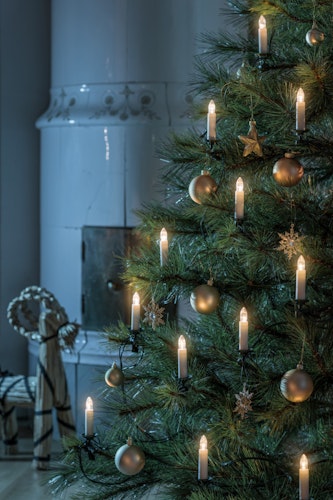 Konstsmide Weihnachtsbeleuchtung  LED Innenkette 16 Topbirnen One String