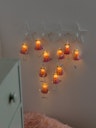 Konstsmide Weihnachtsbeleuchtung  LED Dekolichterkette Pinke Engel Schalter