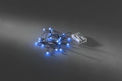Konstsmide LED Globelichterketten Dioden blau 6h Timer