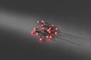 Konstsmide Weihnachtsbeleuchtung  LED Globelichterkette Dioden rot 6h Timer