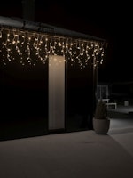 Konstsmide LED Eisregen Lichtervorhang 96 bernsteinfarbene Dioden