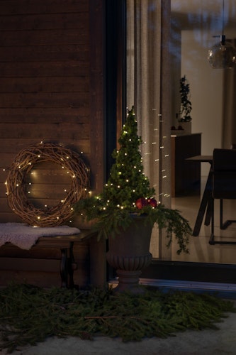 Konstsmide Weihnachtsbeleuchtung  LED Lichterkette mit Lichtsensor 20