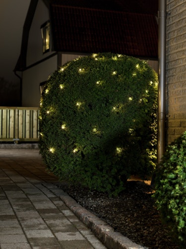 Konstsmide Weihnachtsbeleuchtung  LED Lichternetz mit Lichtsensor