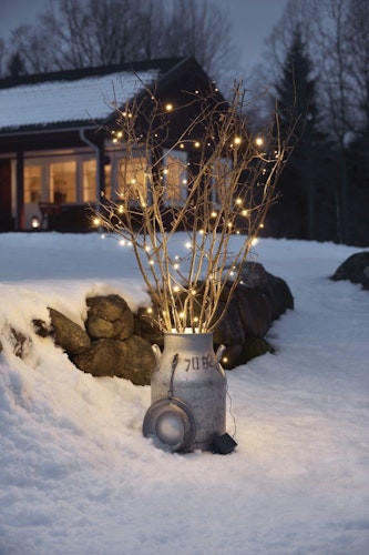 Konstsmide Weihnachtsbeleuchtung  LED Lichterkette mit an/aus Schalter Licht
