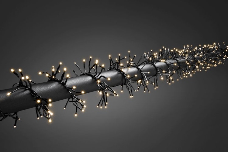 Konstsmide Weihnachtsbeleuchtung  Micro LED Büschellichterkette 2016 warmweiß Dioden