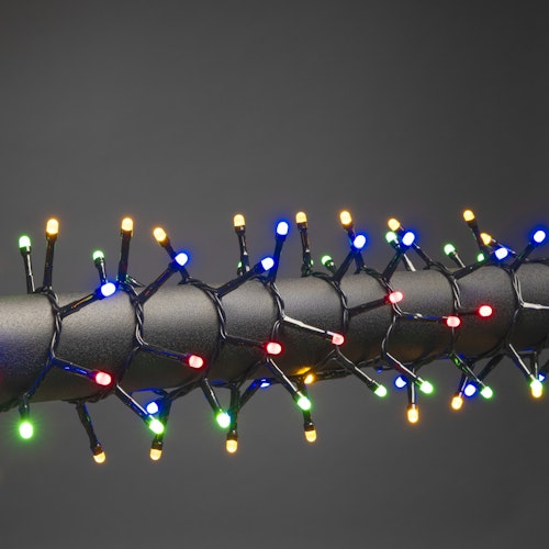 Konstsmide Weihnachtsbeleuchtung  Micro LED Compactlights 800 bunte Diode